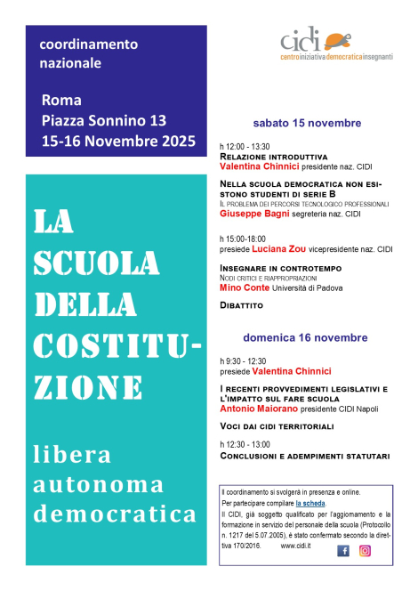 Coordinamento novembre 2025