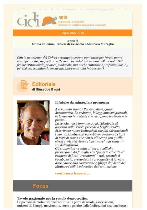 notecidi n. 26 luglio 2025